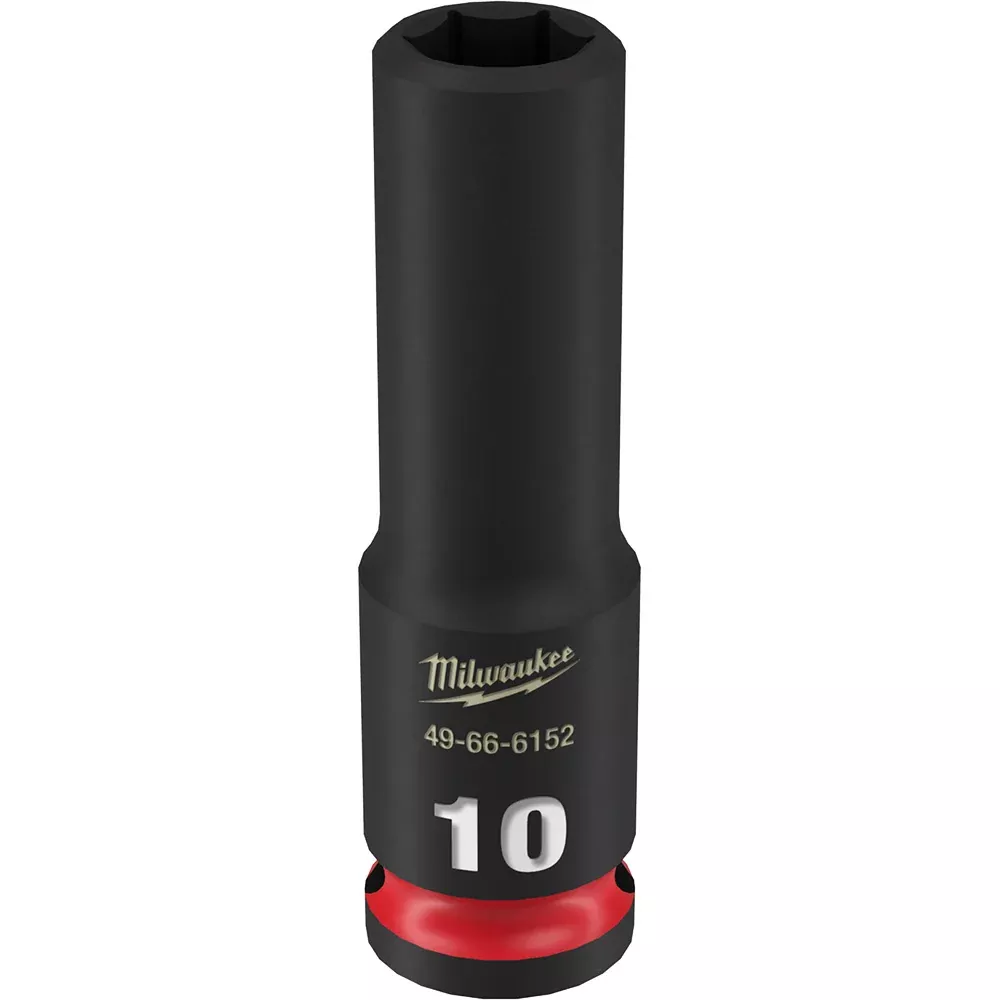 Milwaukee SHOCKWAVE™ Impact Duty 3/8" Drive 10MM Deep 6 Point Socket