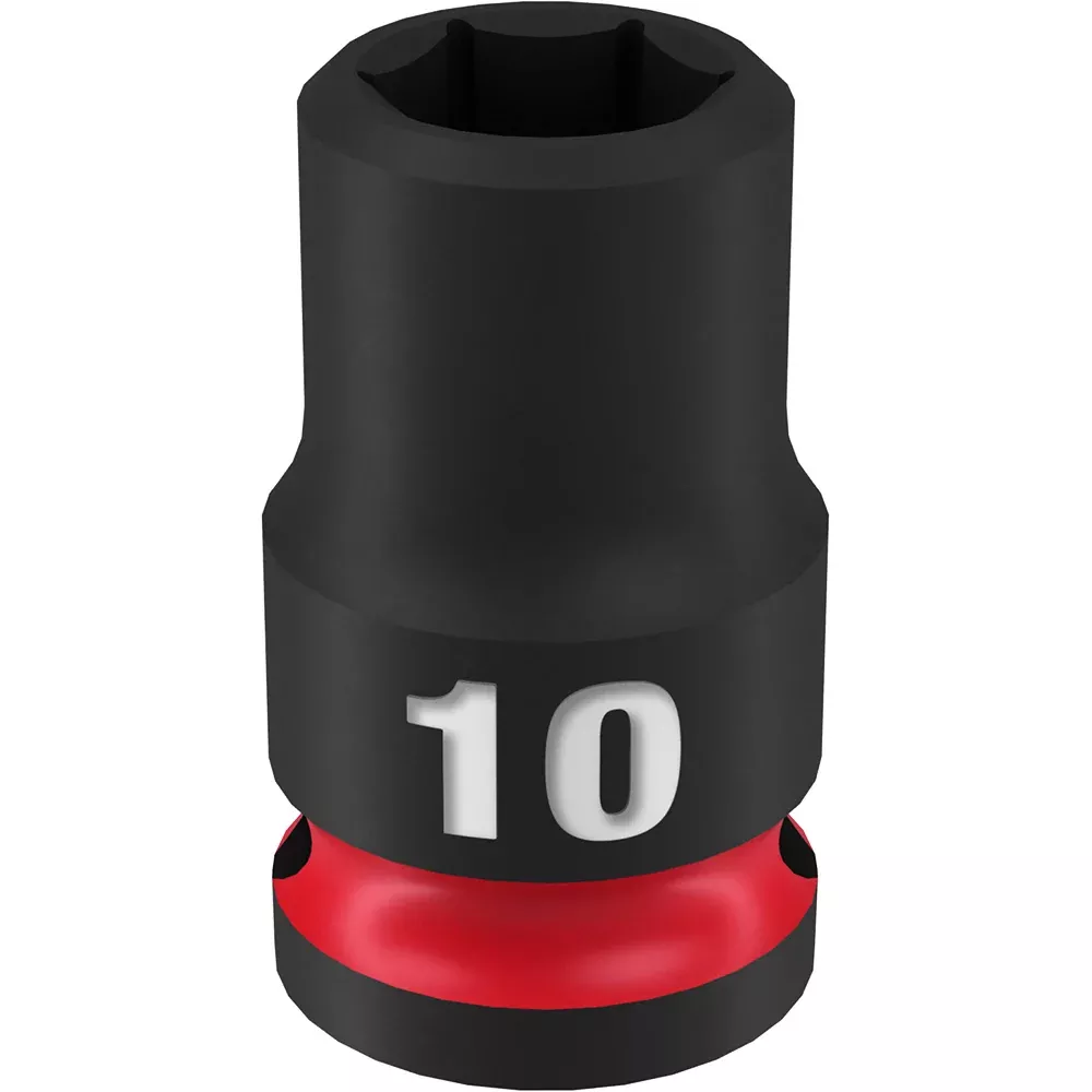 Milwaukee SHOCKWAVE™ Impact Duty 3/8" Drive 10MM Standard 6 Point Socket