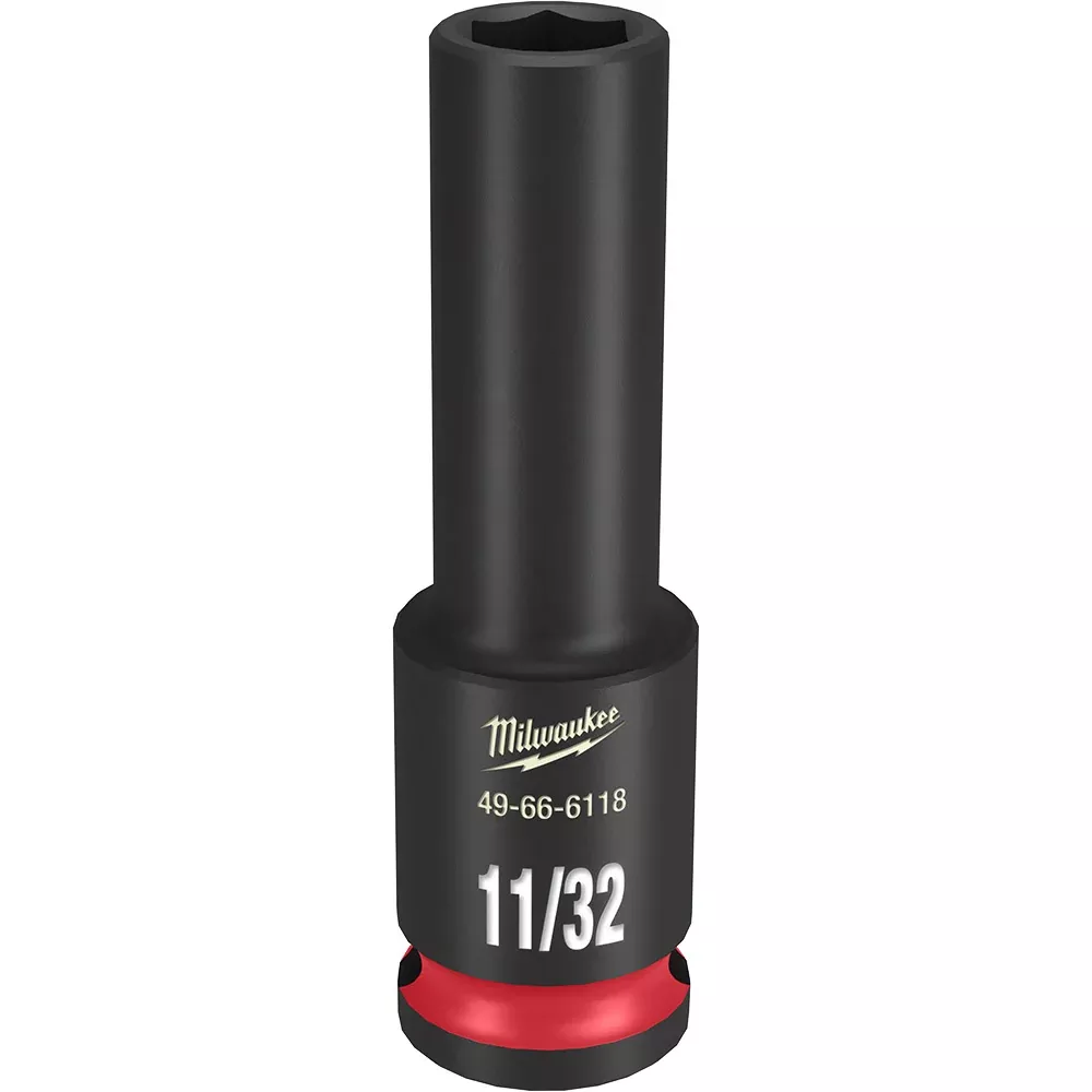 Milwaukee SHOCKWAVE™ Impact Duty 3/8" Drive 11/32" Deep 6 Point Socket