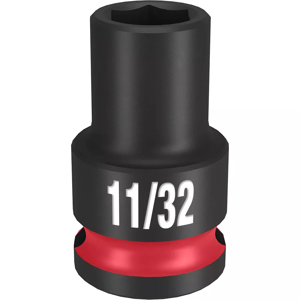 Milwaukee SHOCKWAVE™ Impact Duty 3/8" Drive 11/32" Standard 6 Point Socket