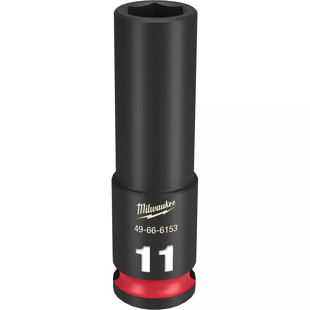 Milwaukee SHOCKWAVE™ Impact Duty 3/8" Drive 11MM Deep 6 Point Socket