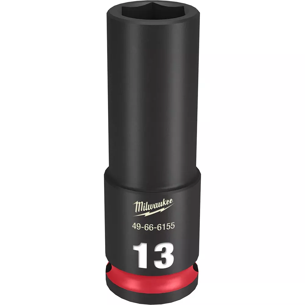 Milwaukee SHOCKWAVE™ Impact Duty 3/8" Drive 13MM Deep 6 Point Socket