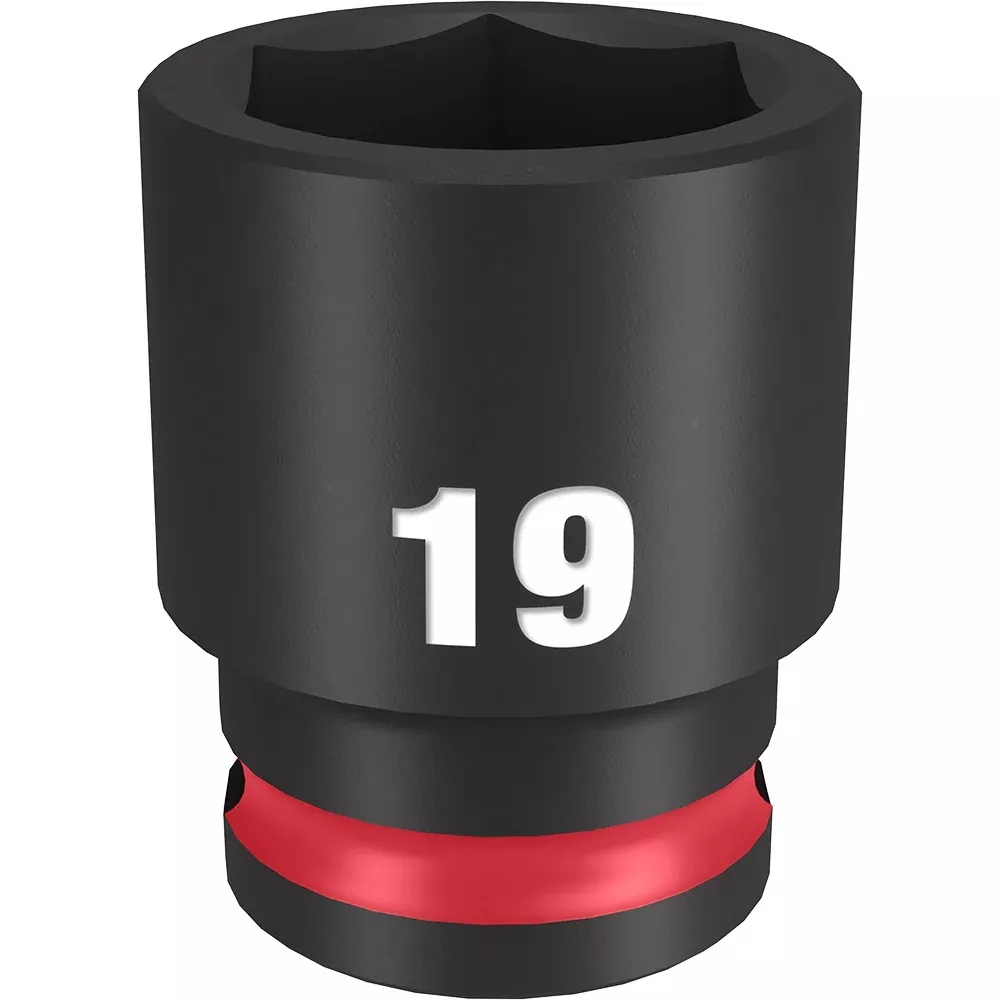Milwaukee SHOCKWAVE™ Impact Duty 3/8" Drive 19MM Standard 6 Point Socket