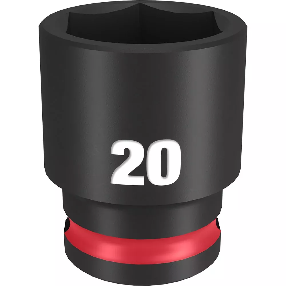Milwaukee SHOCKWAVE™ Impact Duty 3/8" Drive 20MM Standard 6 Point Socket