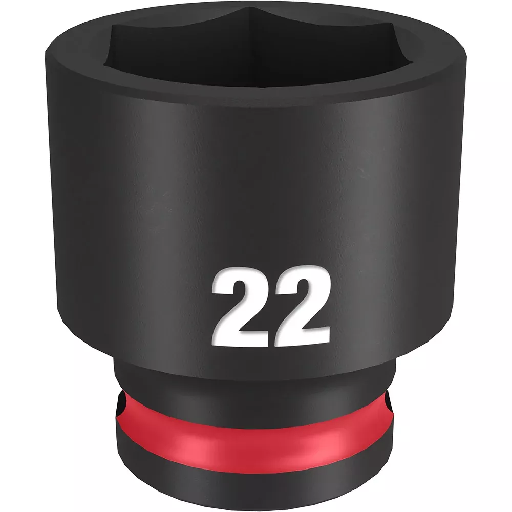 Milwaukee SHOCKWAVE™ Impact Duty 3/8" Drive 22MM Standard 6 Point Socket