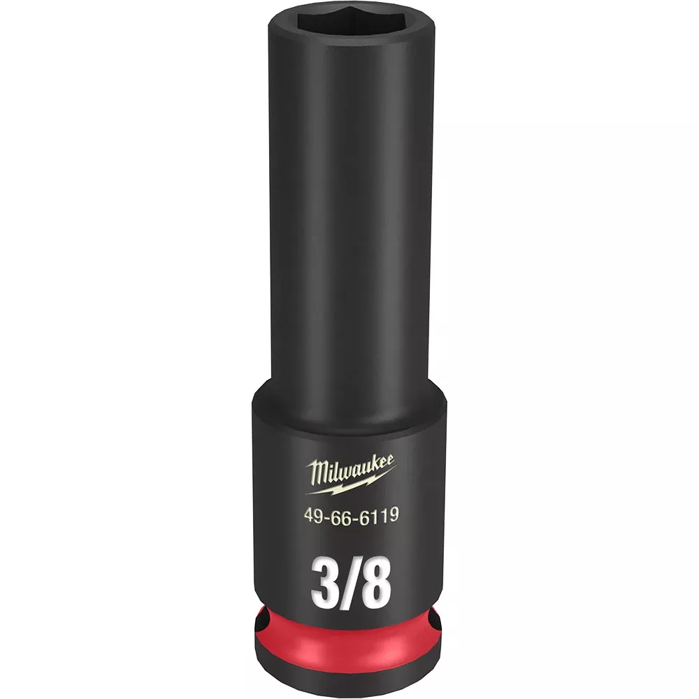 Milwaukee SHOCKWAVE™ Impact Duty 3/8" Drive 3/8" Deep 6 Point Socket