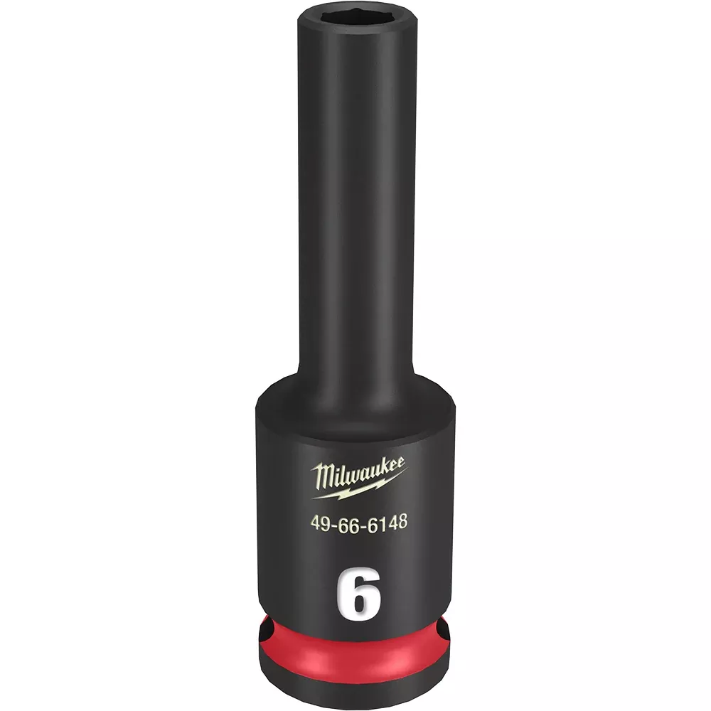 Milwaukee SHOCKWAVE™ Impact Duty 3/8" Drive 6MM Deep 6 Point Socket