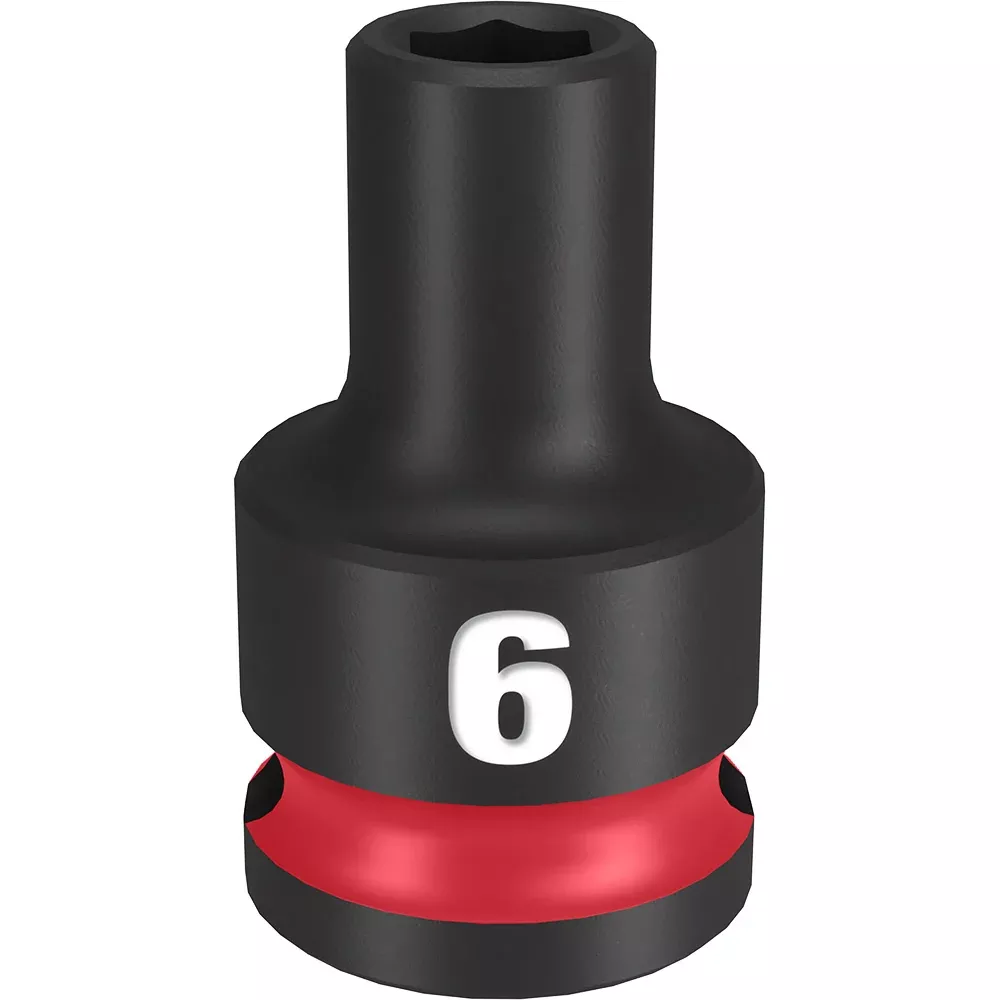 Milwaukee SHOCKWAVE™ Impact Duty 3/8" Drive 6MM Standard 6 Point Socket