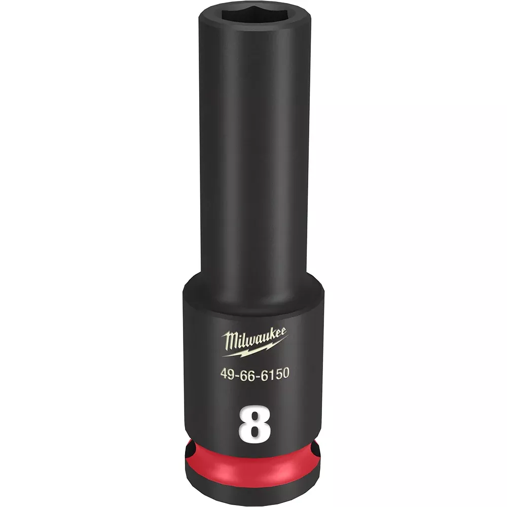 Milwaukee SHOCKWAVE™ Impact Duty 3/8" Drive 8MM Deep 6 Point Socket