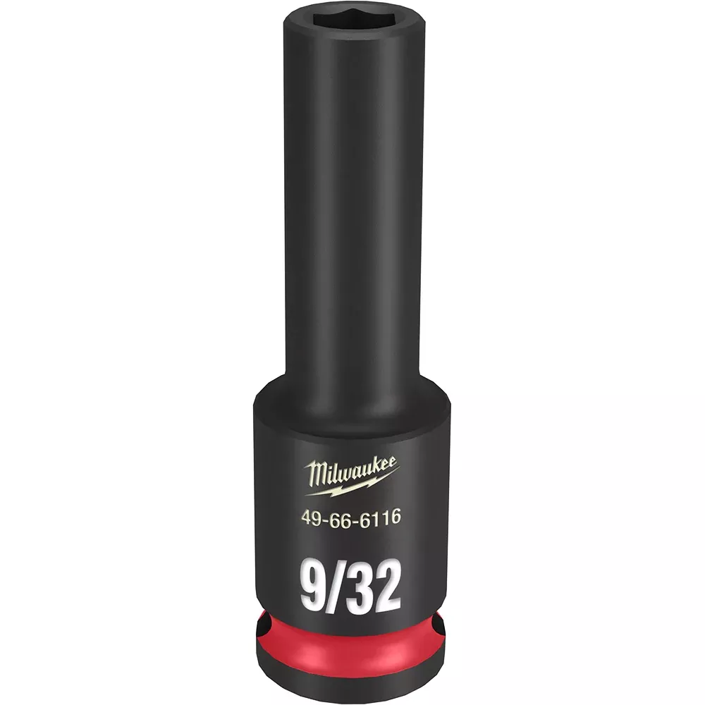 Milwaukee SHOCKWAVE™ Impact Duty 3/8" Drive 9/32" Deep 6 Point Socket