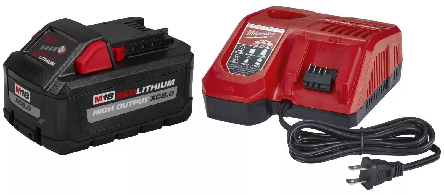 MilwaukeeM18 REDLITHIUM HIGH OUTPUT XC 8.0Ah Starter Kit