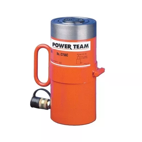Power Team 100 Ton Hydraulic 10" Single Acting Cylinder Spring Return C10010C