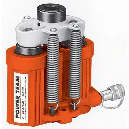 Power Team 100 Ton Hydraulic 5" Dual Single Acting Cylinders Center Hole RT1004