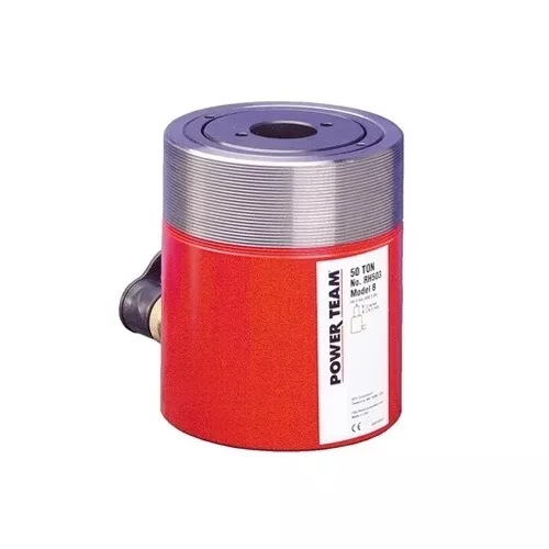 Power Team 12 Ton Hydraulic 3" Single Acting Cylinder Center Hole RH123