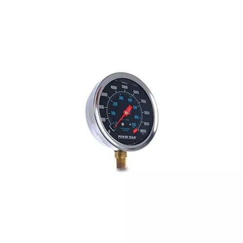 Power Team 4" Face Diameter 2000 PSI Analog Gauge 9059