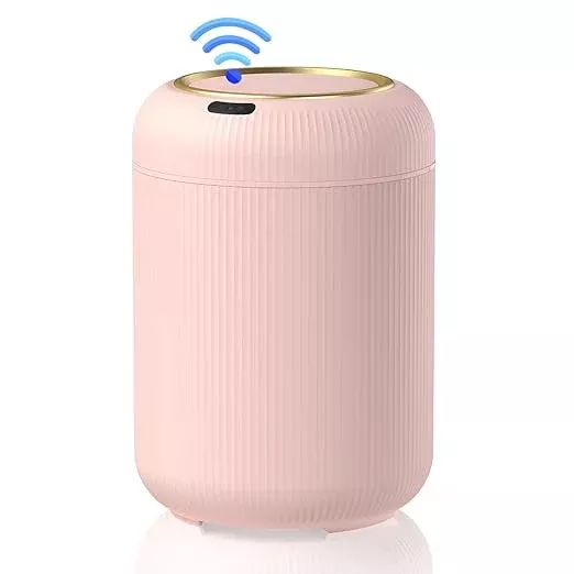 Procade Automatic Motion Sensor Bathroom Trash Can with Lid, 3 Gallon Touchless Trash Bin, Smart Plastic Garbage Can Small Green Wastebasket for Toilet, Office, rv, Bedroom, Living Room