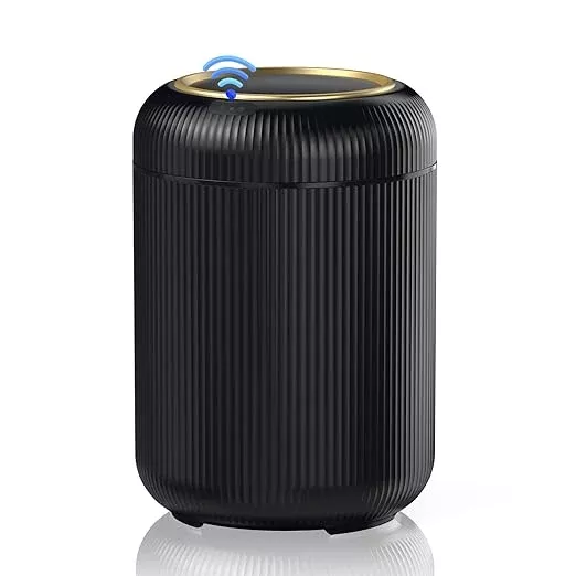 Procade Bathroom Trash Can Automatic Touchless,Motion Sensor Trash Bin,3 Gallon /11 L Smart Office Garbage can with Lid,Small Black Garbage Bin Wastebasket for Bedroom,Toilet, rv, Kitchen,Living Room