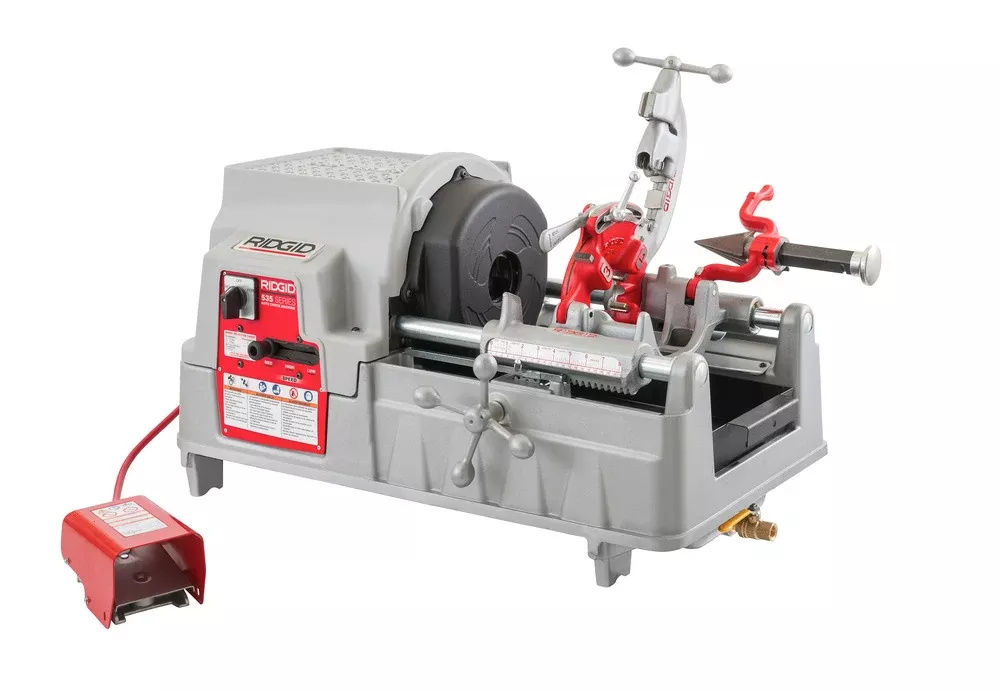 RIDGID 535A Automatic Chuck Threading Machine 1/2 - 2" NPT 811A Die 84097