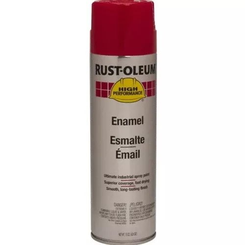 Rust-Oleum V2100 Upright High Performance Spray Paint Safety Red V2163838