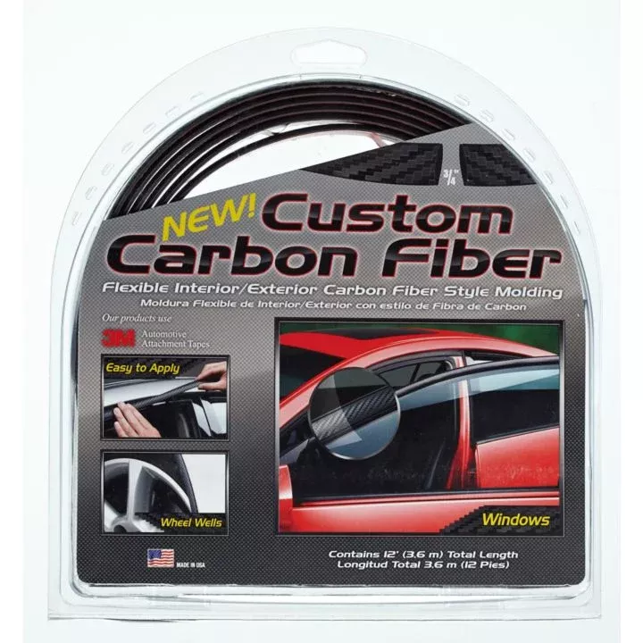 S37200CTC Custom Carbon Fibre Molding, 3/4-in