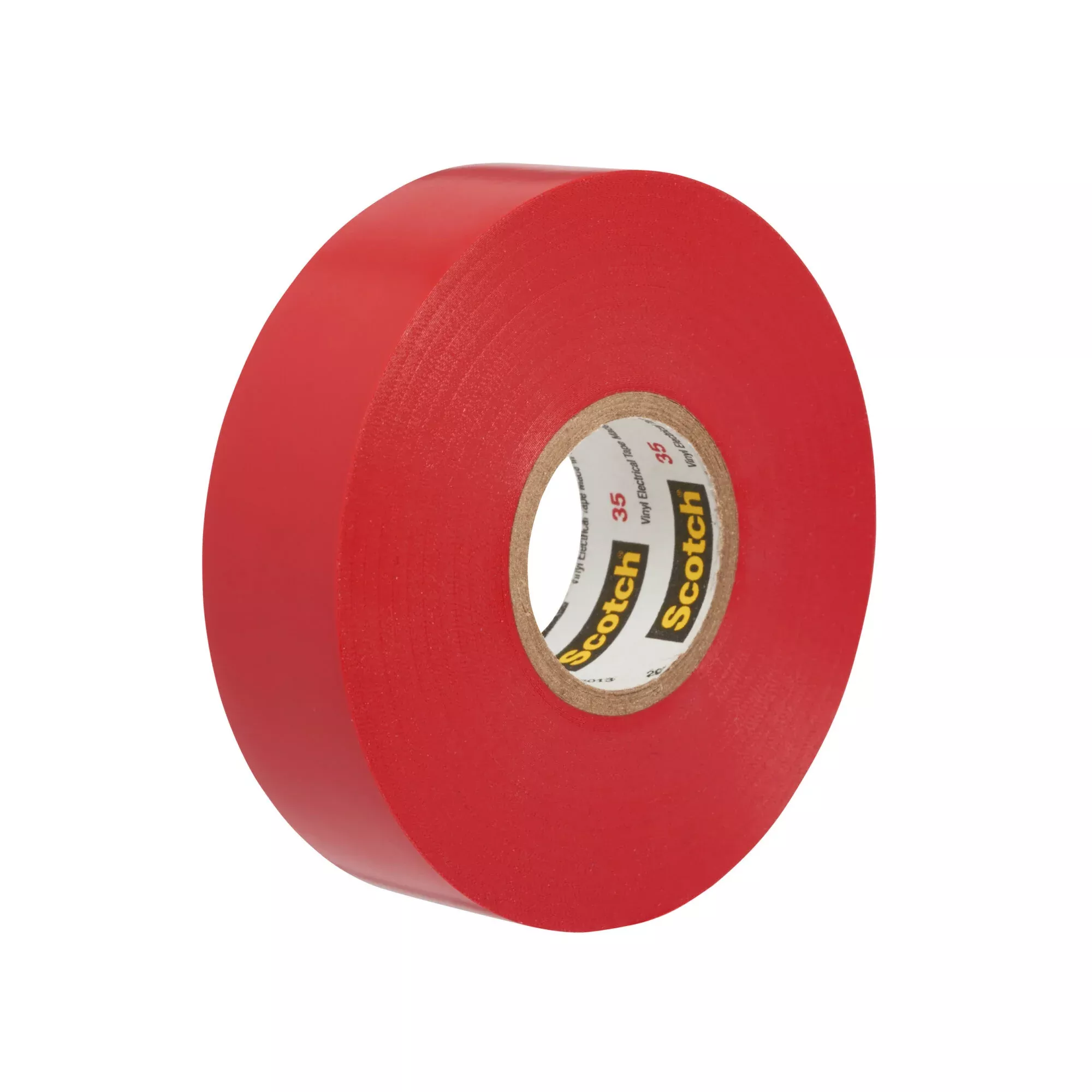Scotch Vinyl Color Coding Electrical Tape 35, 1/2 in x 20 ft, Red