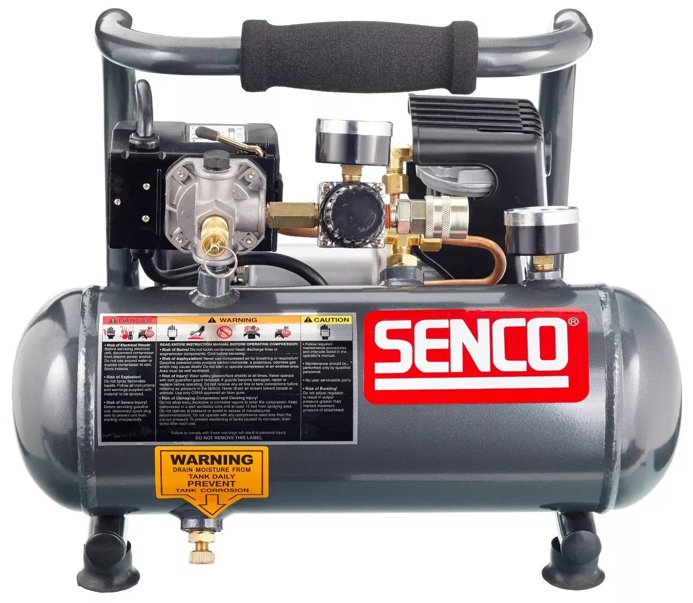 Senco 1/2 HP, 1 Gallon Finish and Trim Air Compressor PC1010
