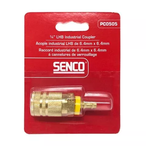 Senco Push On Plug Coupler 1/4 X 1/4 Lhb Ind Interc PC0505
