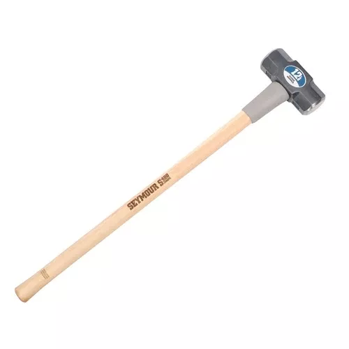Seymour 12 lb Sledge Hammer 36" American Hickory Handle S400 Jobsite 41859