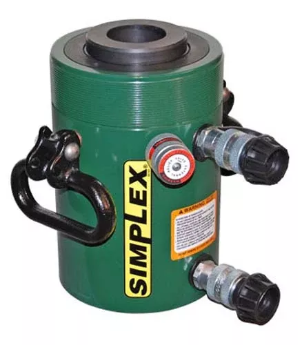 Simplex 100 Ton Center Hole Double Acting 3" Stroke Cylinder RCD1003A