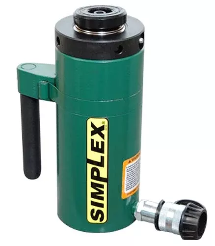 Simplex 50 Ton Single Acting L/Nut Load Ret. 10" Stroke Cylinder RLN5010