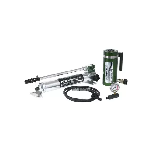 Simplex Aluminum Hydraulic Set 50 Ton 4" Cylinder & Hand Pump STL504