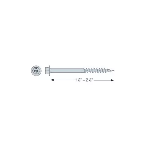 Simpson Strong Tie SD #10 x 2-1/2" Connector Screw (500-Pack) SD10212R500