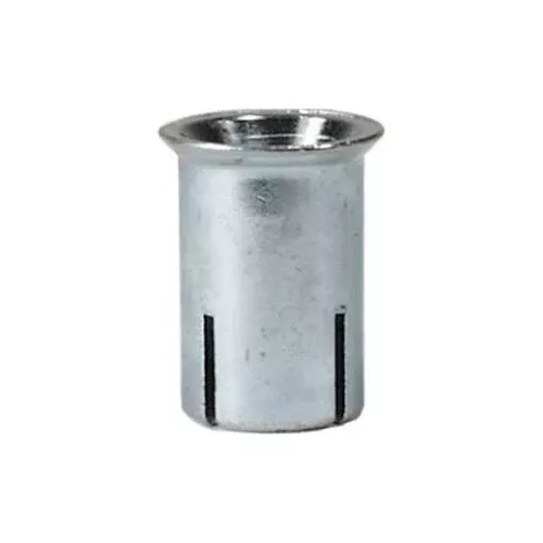 Simpson Strong-Tie Short Drop In Internal Thread Anchor, Carbon Steel, Zinc Plated 1/2" x 3/4" x 3/8" Rod Size Short (100-Pack) DIA37S