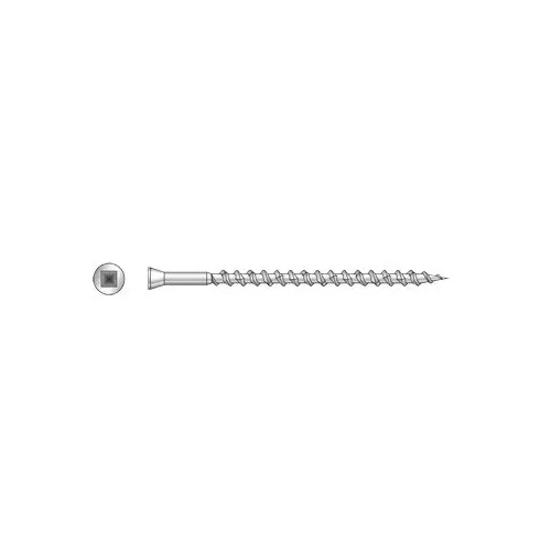 Simpson Strong Tie SSDTH #7 x 2" Trim Head Decking Screw, Square Drive, 305 Stainless Steel, Sharp Point, Collated (2000-Pack) SSDTH2S
