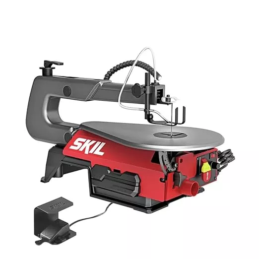 SKIL 1.2 Amp 16 in. Variable Speed Scroll Saw with LED Work Light for Woodworking - SS9503-00