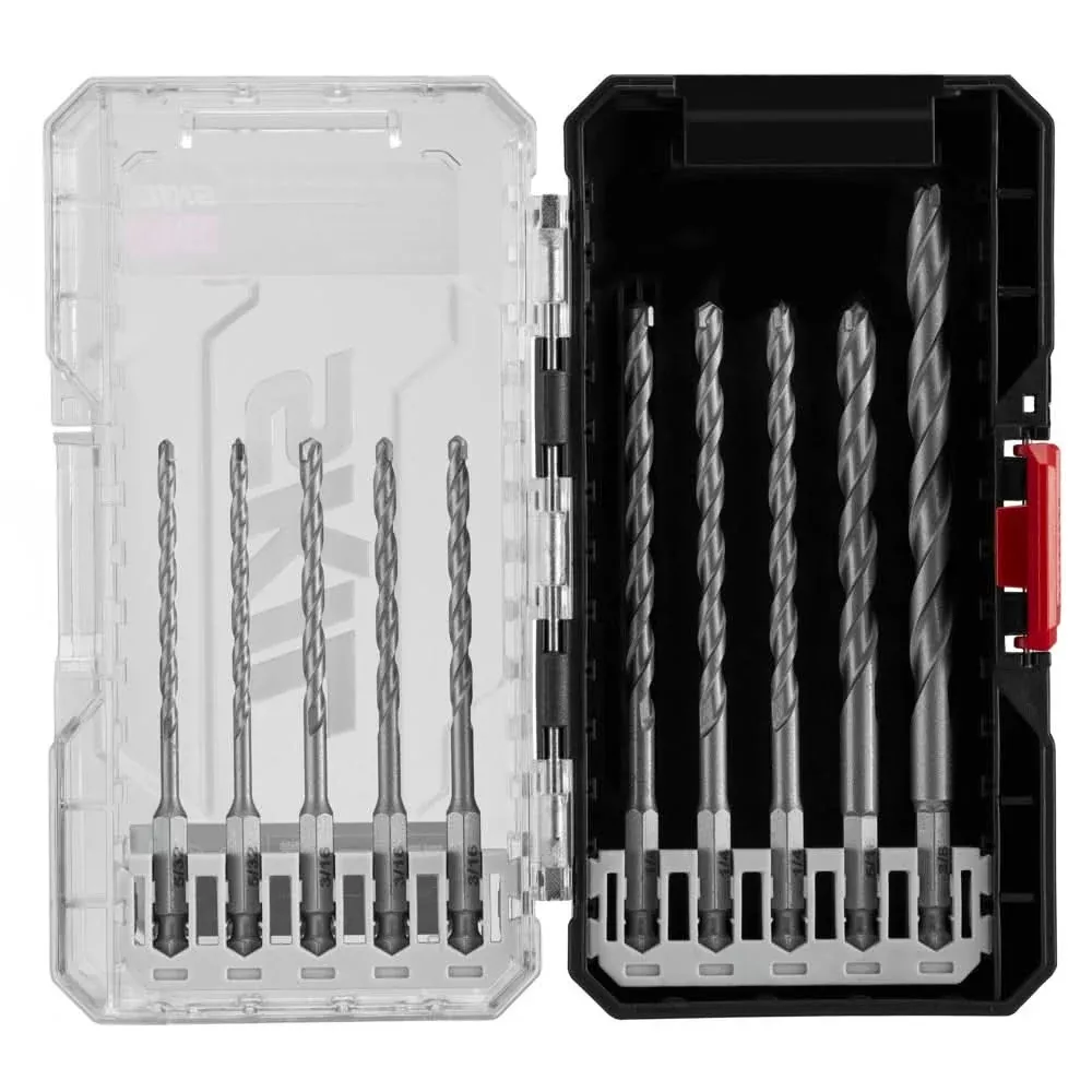 SKIL 10-Piece Hex Shank Carbide Hammer Drill Bit Set