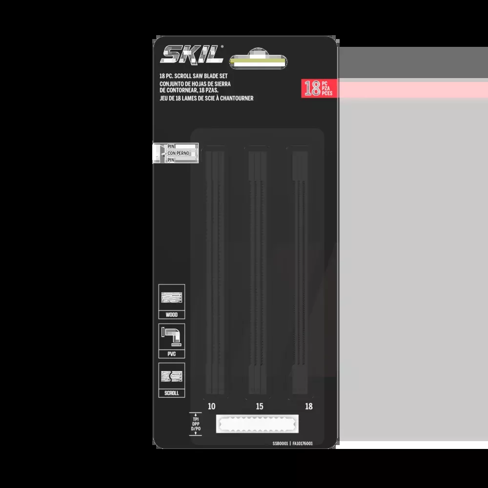 Skil 18 Pc. Scroll Saw Blade Set SSB0001