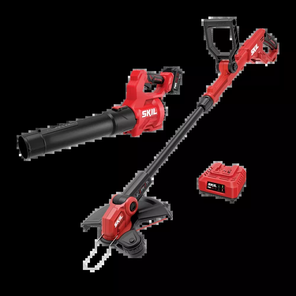 Skil 20V 12" String Trimmer and 420 CFM Leaf Blower Combo Kit CB1200B-13