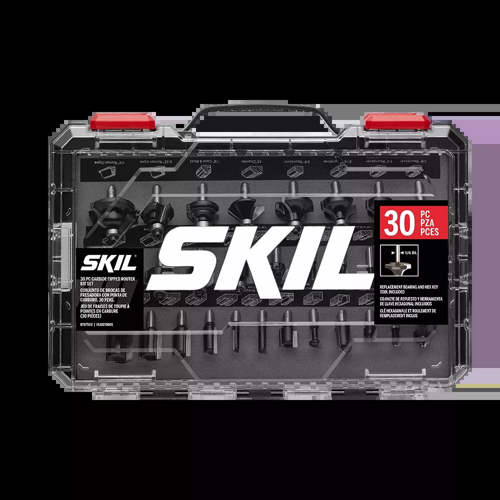 Skil 30 Pc. Carbide-Tipped Router Bit Set RTB7502