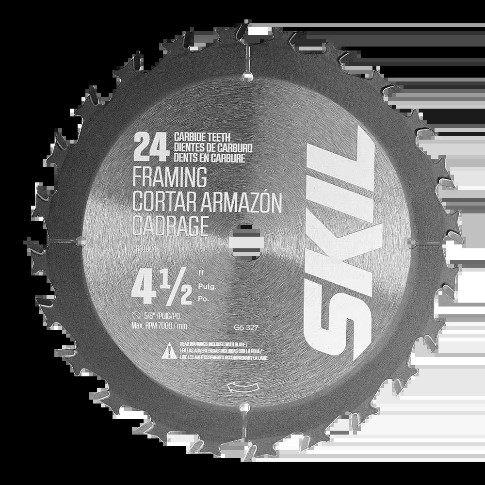 Skil 4-1/2 in. 24-Tooth & 40-Tooth Carbide Circular Saw Blade Set CRB1003-2