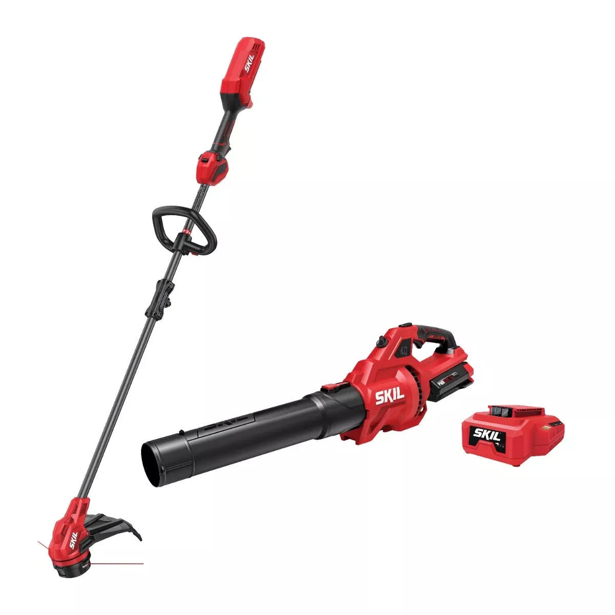 Skil 40V 14" String Trimmer and 460CFM Blower Combo Kit CB1400C-11