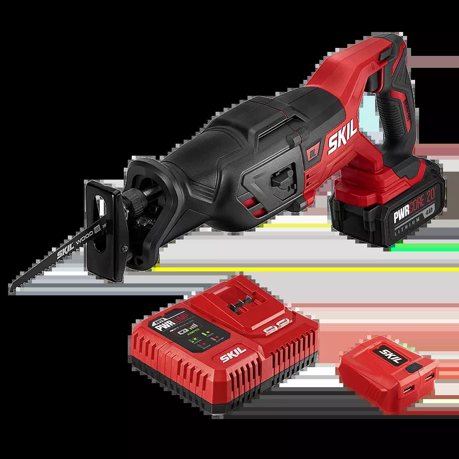 Skil PWRCore 20 Brushless 20V Reciprocating Saw Kit RS5884-1A
