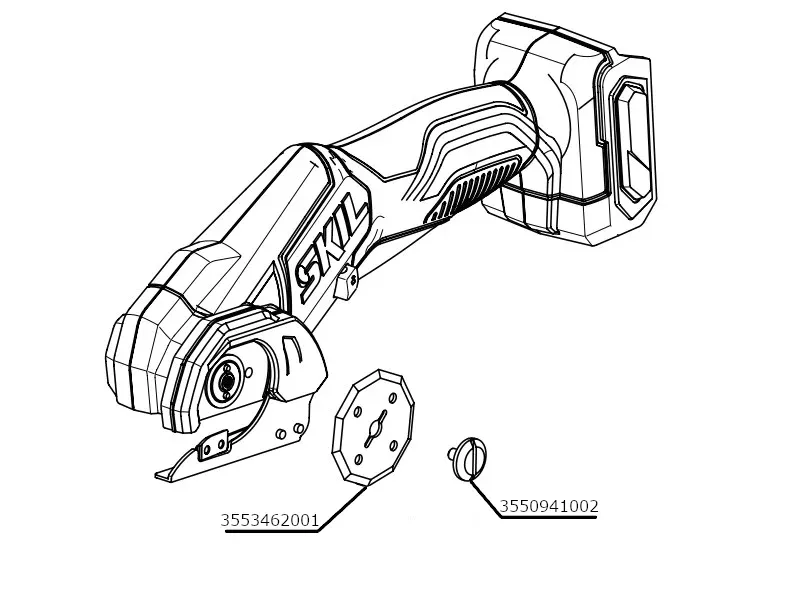 Skil Upper Blade for Multi-Cutter 3553462001
