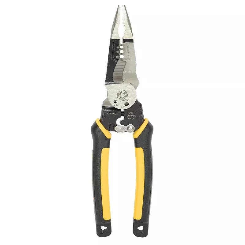 Southwire S7N1HD 7-In-1 Multi-Tool Electrical Plier 8 in OAL Comfort Grip Handle