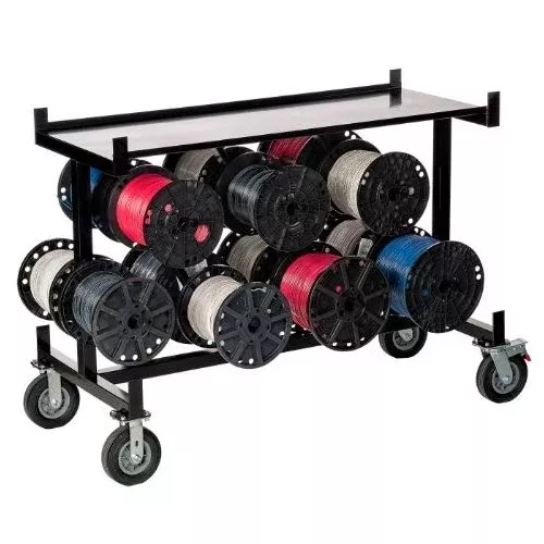 Southwire Wire Wagon 14 Spool Conduit & Wire Cart with Worktop WW-510