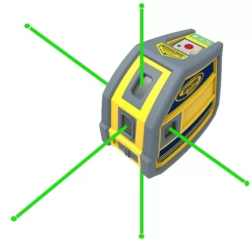 Spectra Precision 5-Point Green Beam Dot Laser Level Kit LP51G