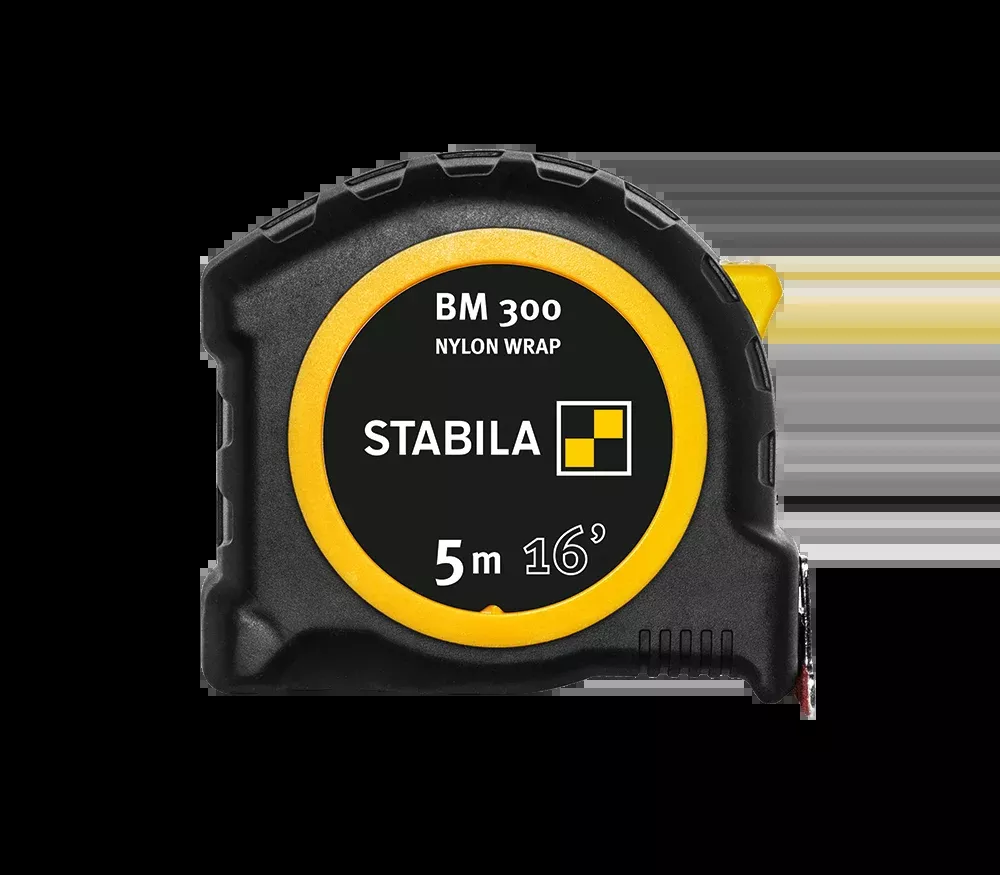 Stabila 16 ft. (5m) Tape Measure, cm/in Scale, BM 300 30616