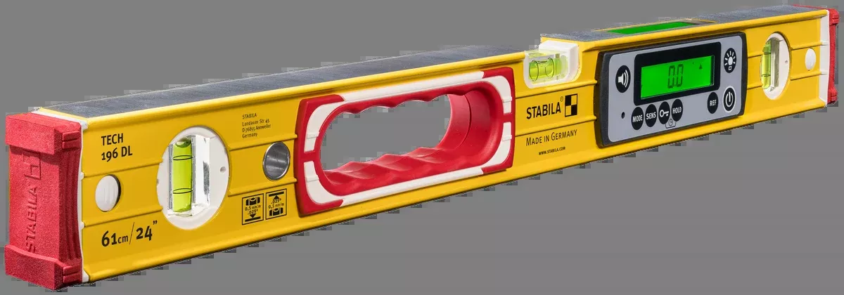 Stabila 24 in. IP67 TECH 196 DL Digital Spirit Level with Case 39524
