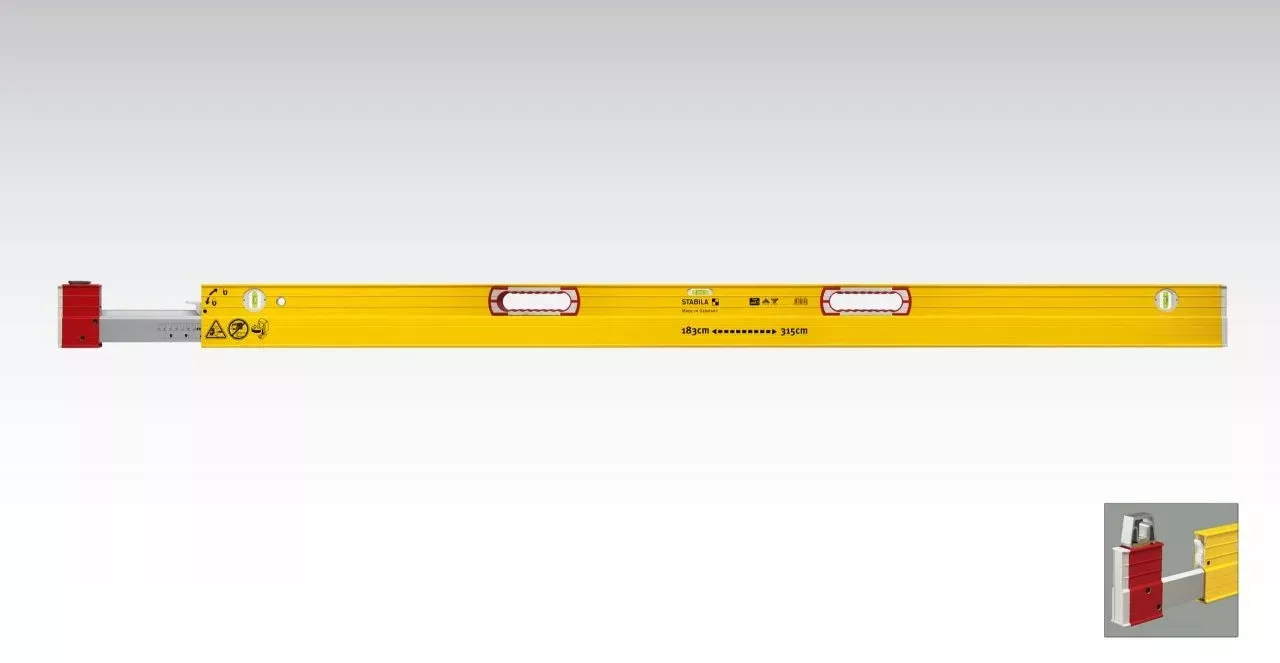 Stabila 6-10 ft. Plate Level with Removable Standoffs 35610