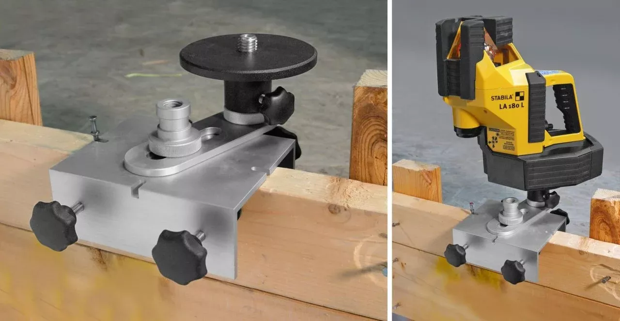 Stabila Batter Board & Form Mount Bracket for Lasers 7410